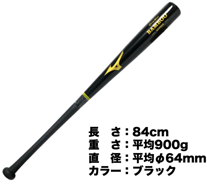 MIZUNO 実打可能トレーニング用竹バット 1枚目