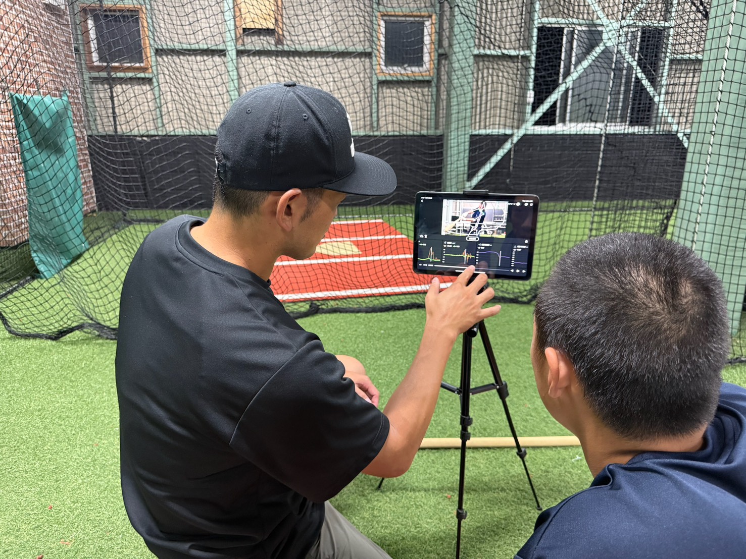 BASEBALL ONEの無料体験レッスン風景