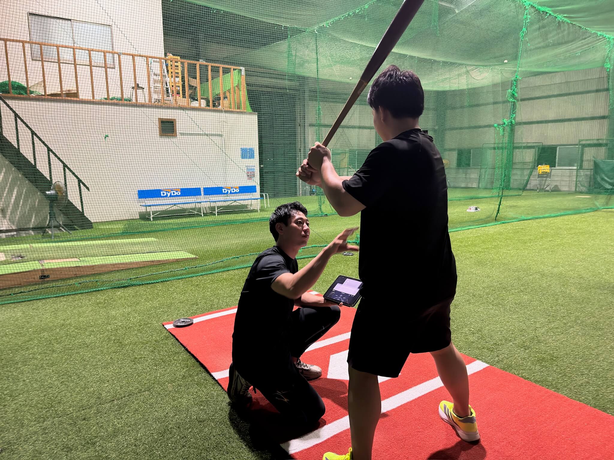 BASEBALL ONE バッティングプランの指導風景