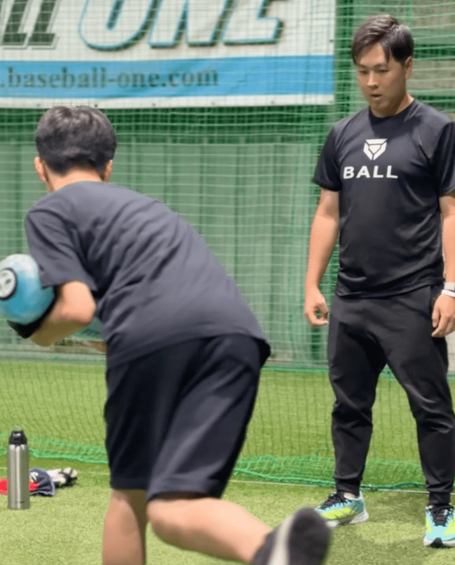 自主練習に取り組む様子